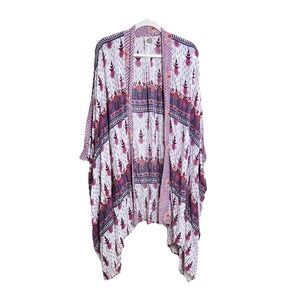 Women's Kimono Coverup One Size Anthropologie Floral Boho Lika Festival Beach